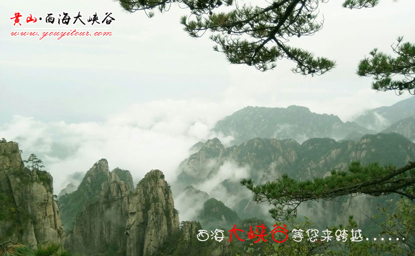 黄山地接旅行社推荐优秀的黄山旅游景点-西海大峡谷