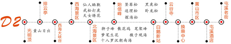 黄山四日游第2天 黄山四日游第2天