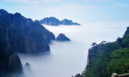海宁到黄山旅游团景点:黄山云海 图片 海宁到黄山旅游团景点:黄山云海 图片
