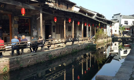开封到黄山旅游团三日游景点：唐模古村落