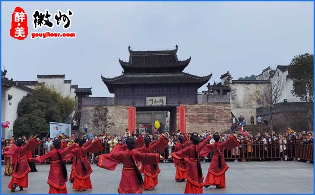 徽城镇景点-徽州古城