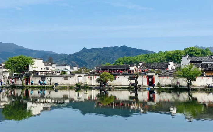 宏村风景区-南湖全景图示