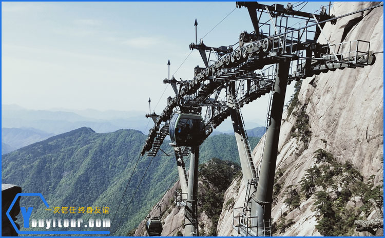 一条攻略玩转黄山-黄山索道图