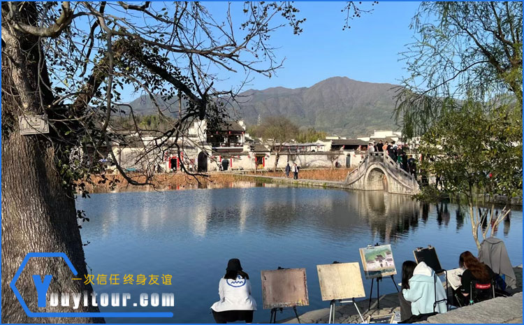 宏村景区图示
