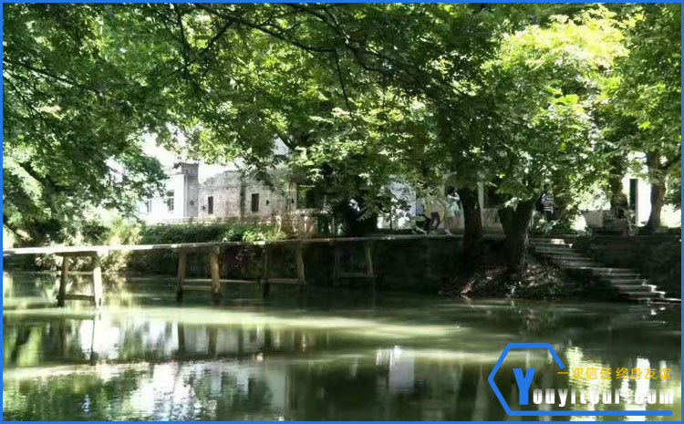 黄山西溪南湿地景区 图示
