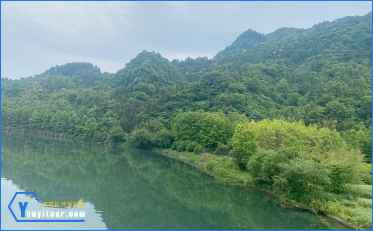 黄山太平湖 图示
